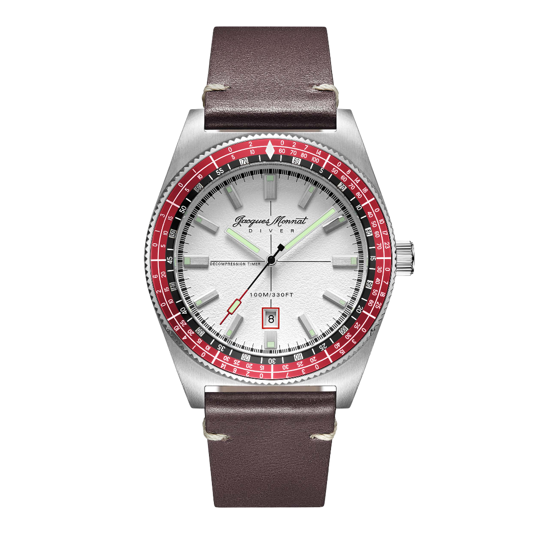 Silver White / Brown